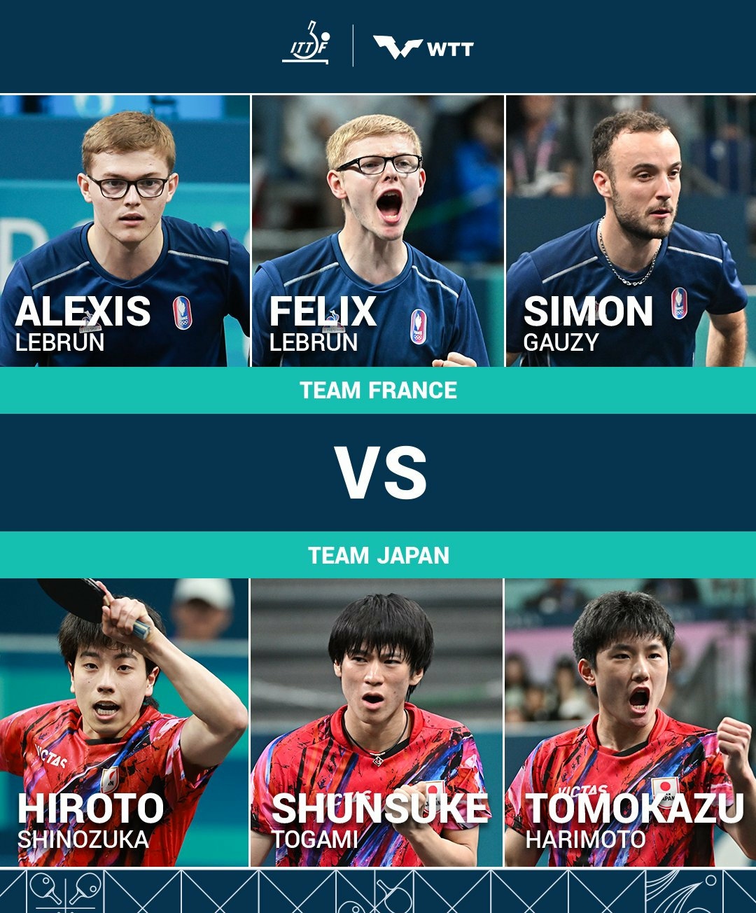 法国队碾压中国队，张本智和状态火热